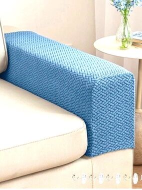 🌐SOOTHING HOME🌐 1 PAIR TEXTURED STRETCH “HERO” ARMREST FURNITURE SLIP COVERS